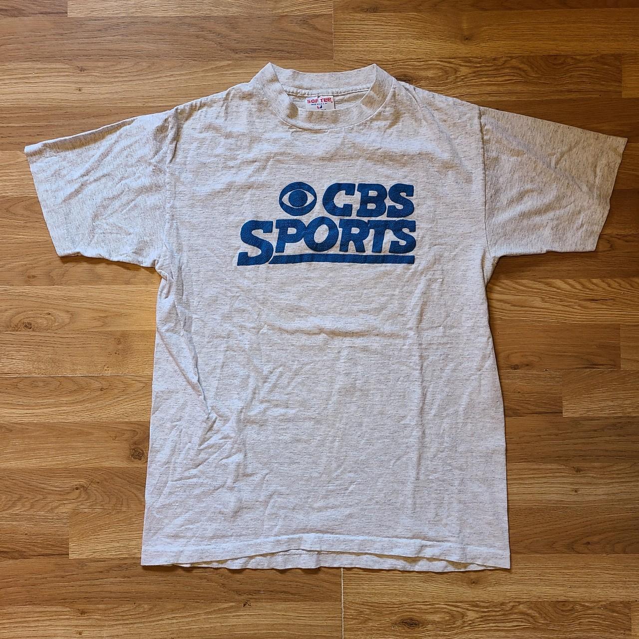 Vintage CBS sports tshirt. Size large fits medium.... Depop
