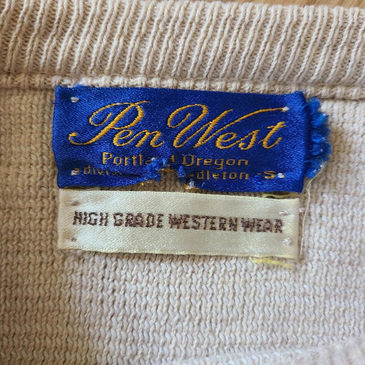 Pendleton Women's Sweater - Cream/Multi - M – vin… - image 8