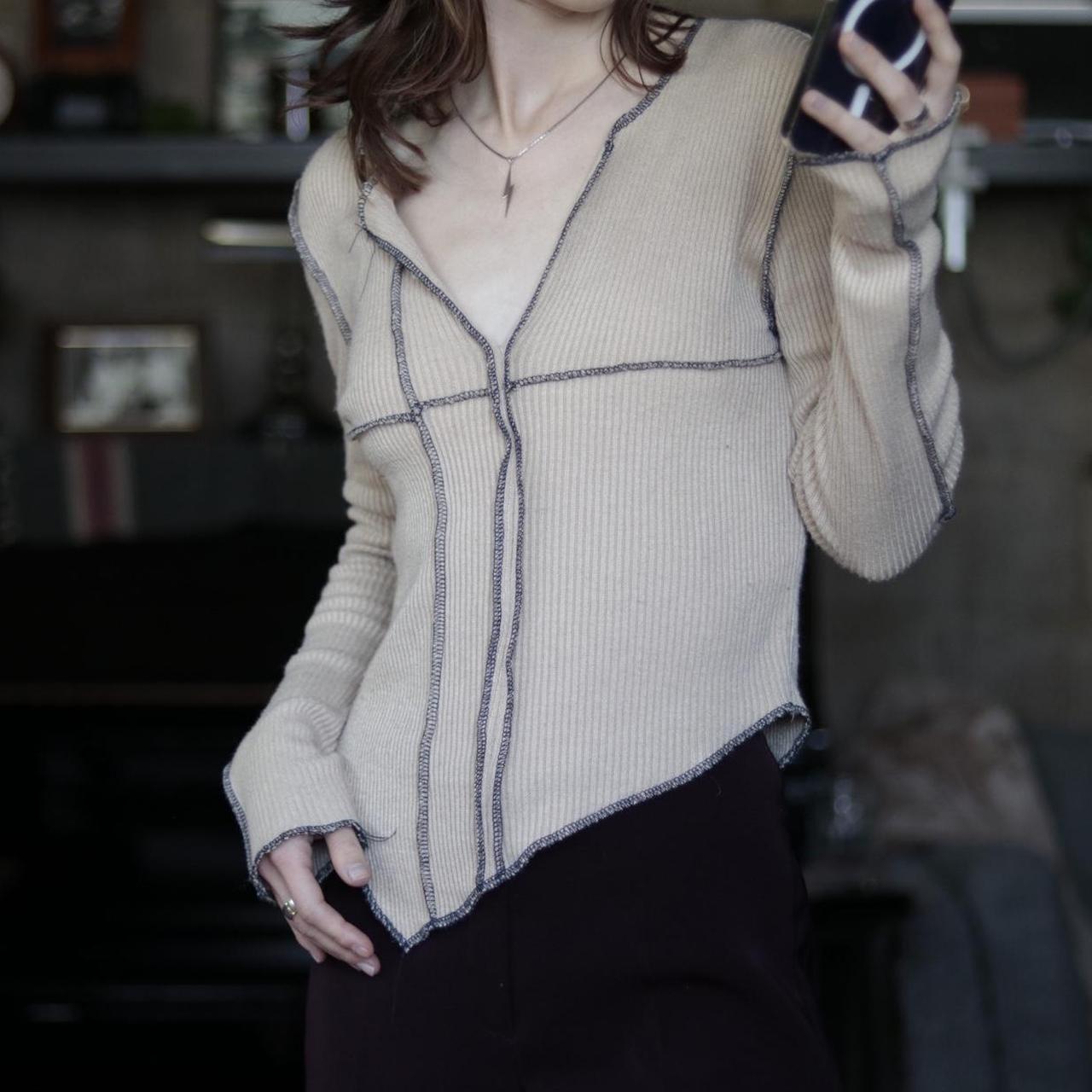 Source Unknown Women's Shirt - Tan - XS – Diagona… - image 1