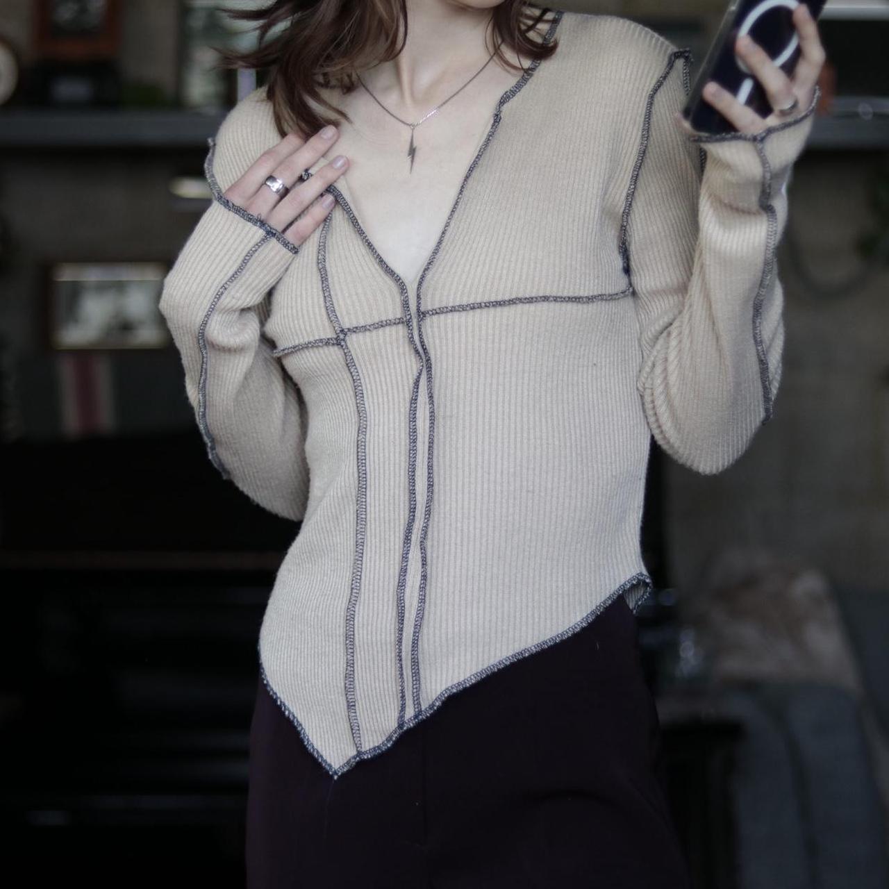 Source Unknown Women's Shirt - Tan - XS – Diagona… - image 3