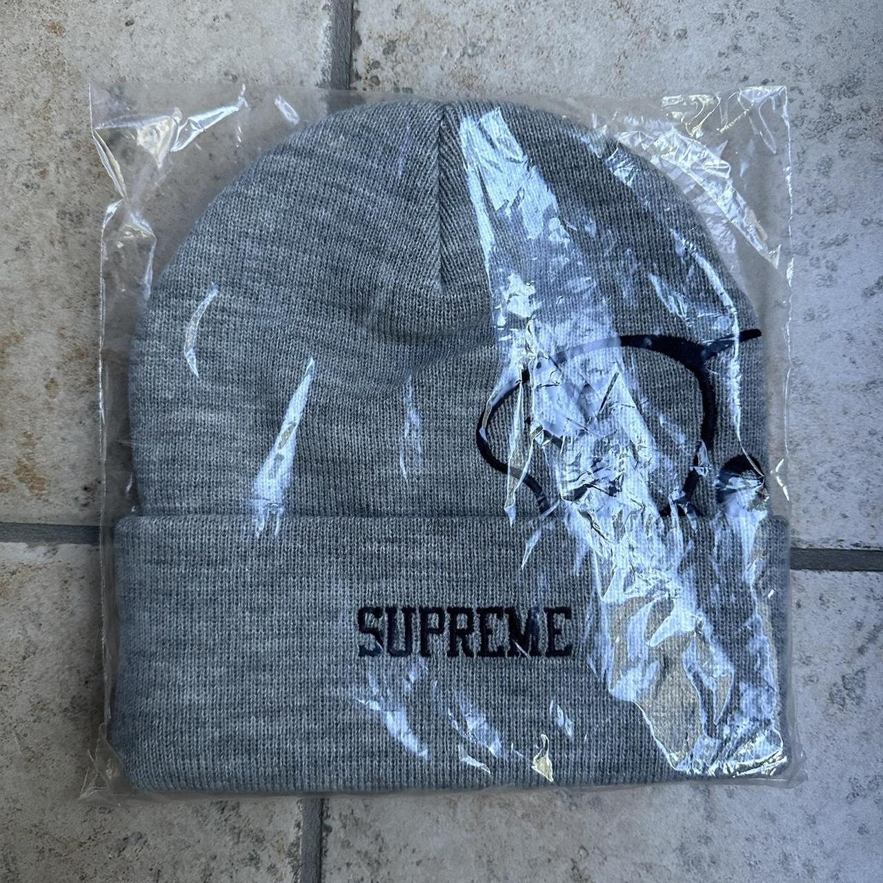 Supreme MF DOOM Beanie Heather Grey Brand New, In... - Depop