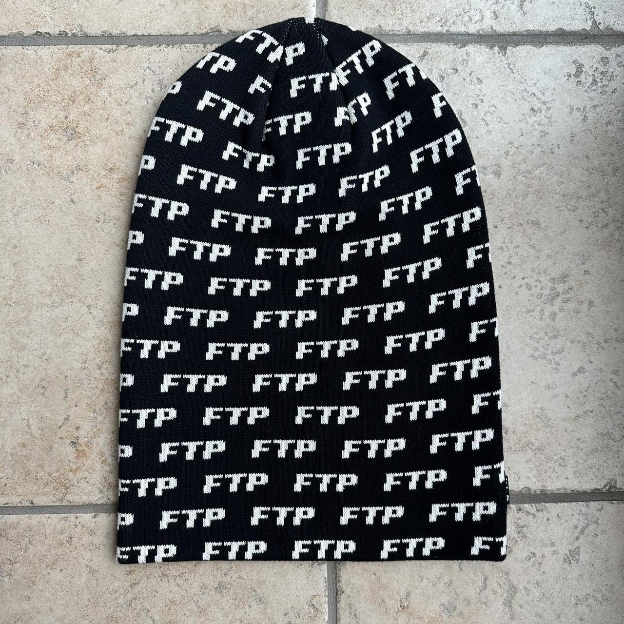 FTP Allover Logo Ski Mask (Black) Brand New, In... - Depop