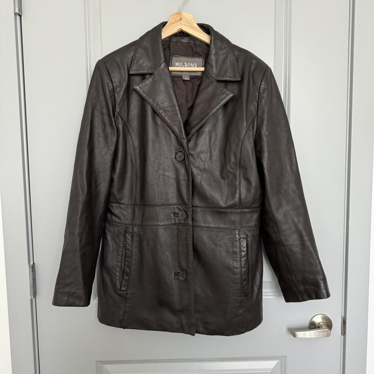 Vintage 1986 Wilsons Leather Jacket. Great used... - Depop