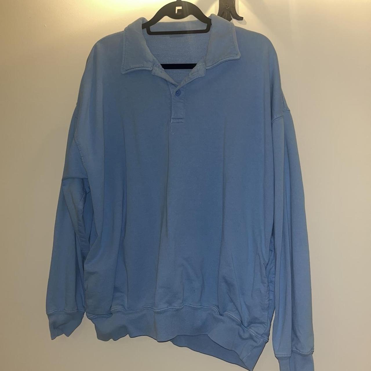 brandy melville blue sweatshirt