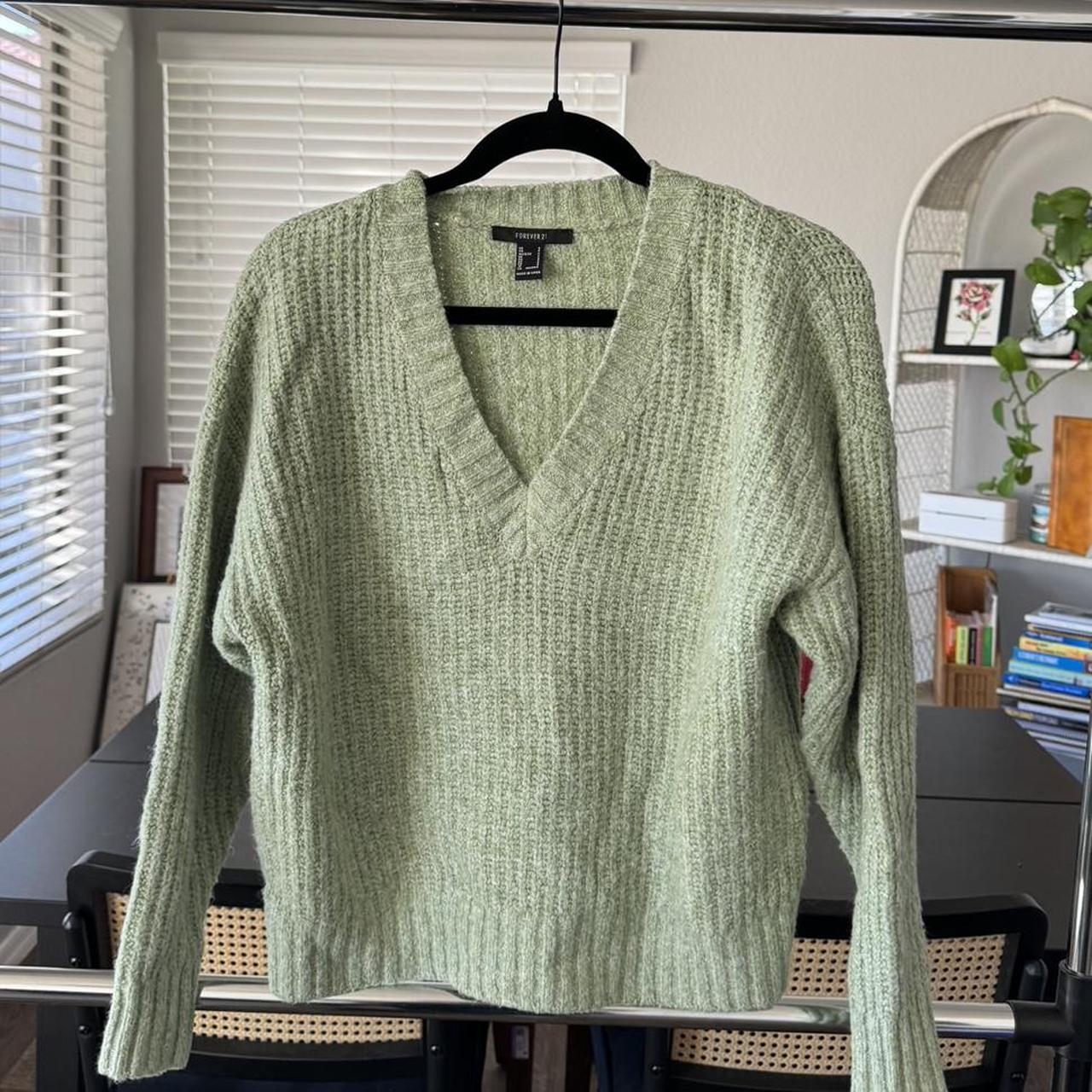 Green sweater 2025 forever 21