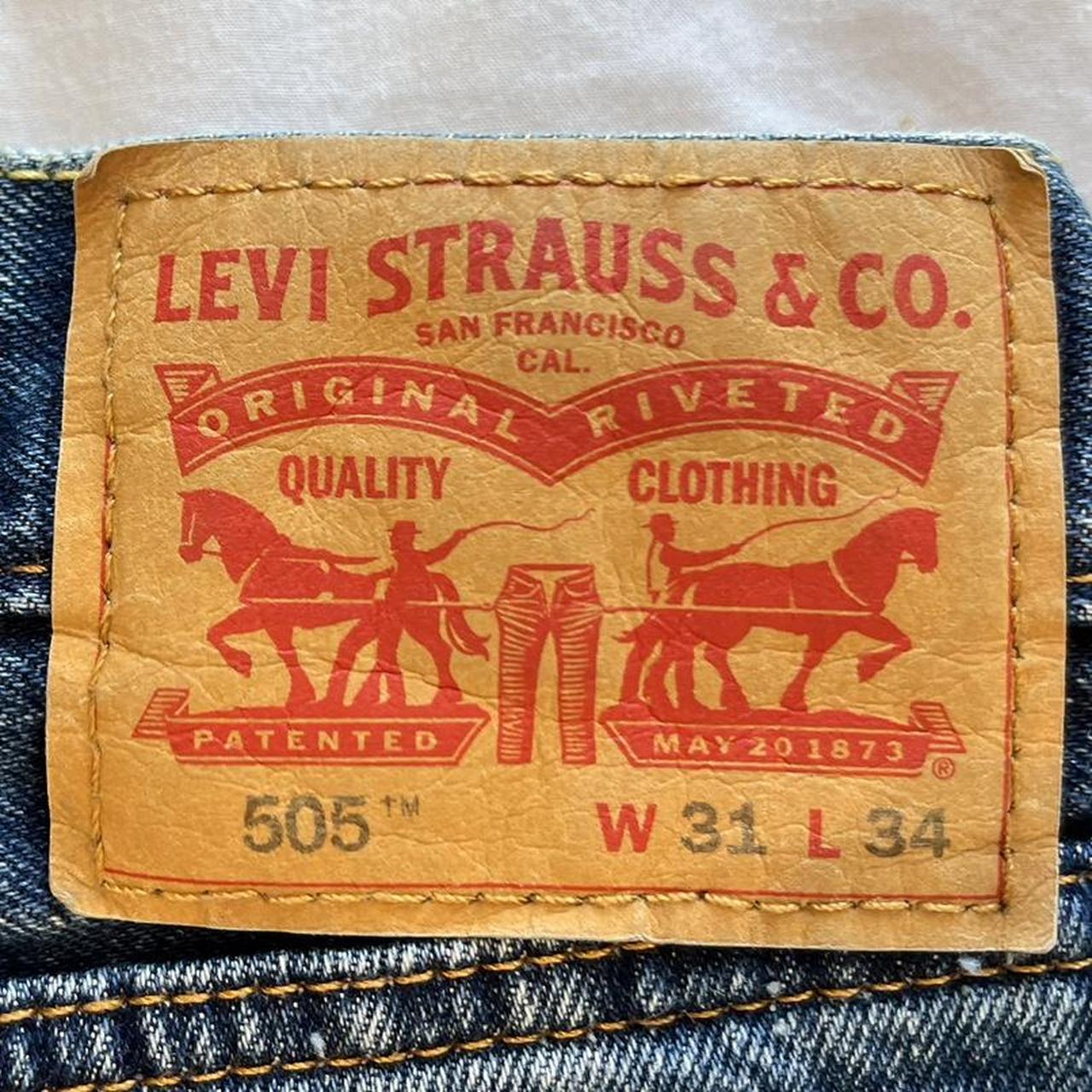 authentic Levi jeans. Classic Levi’s patch logo and... Depop