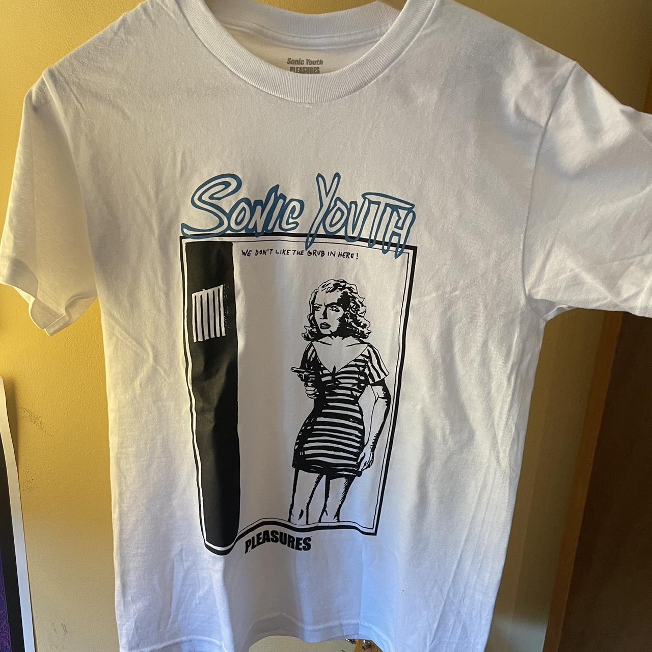 Never worn Sonic Youth Pleasures tee size small (i... - Depop