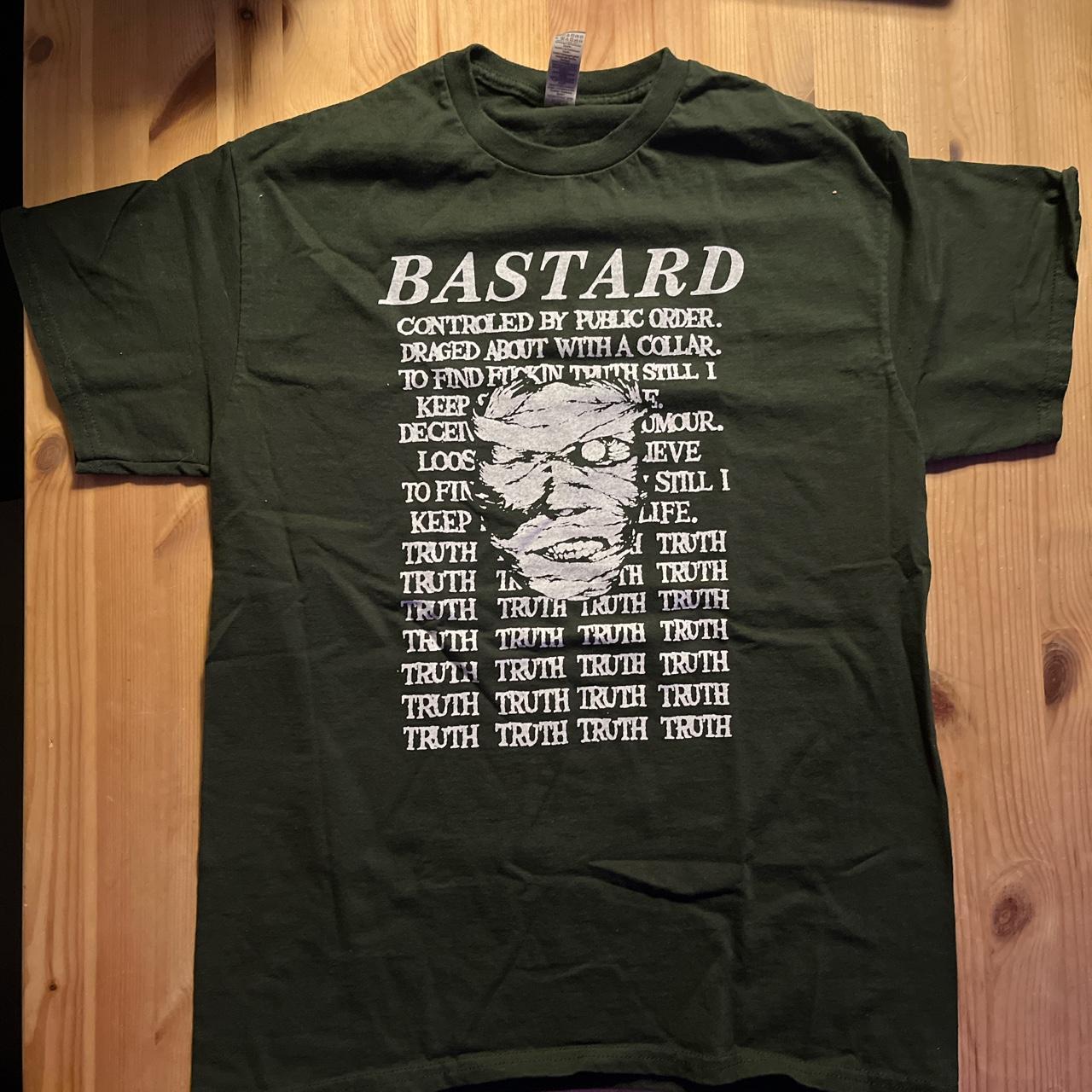 Bastard shirt Forest green bastard shirt Dbeat... - Depop