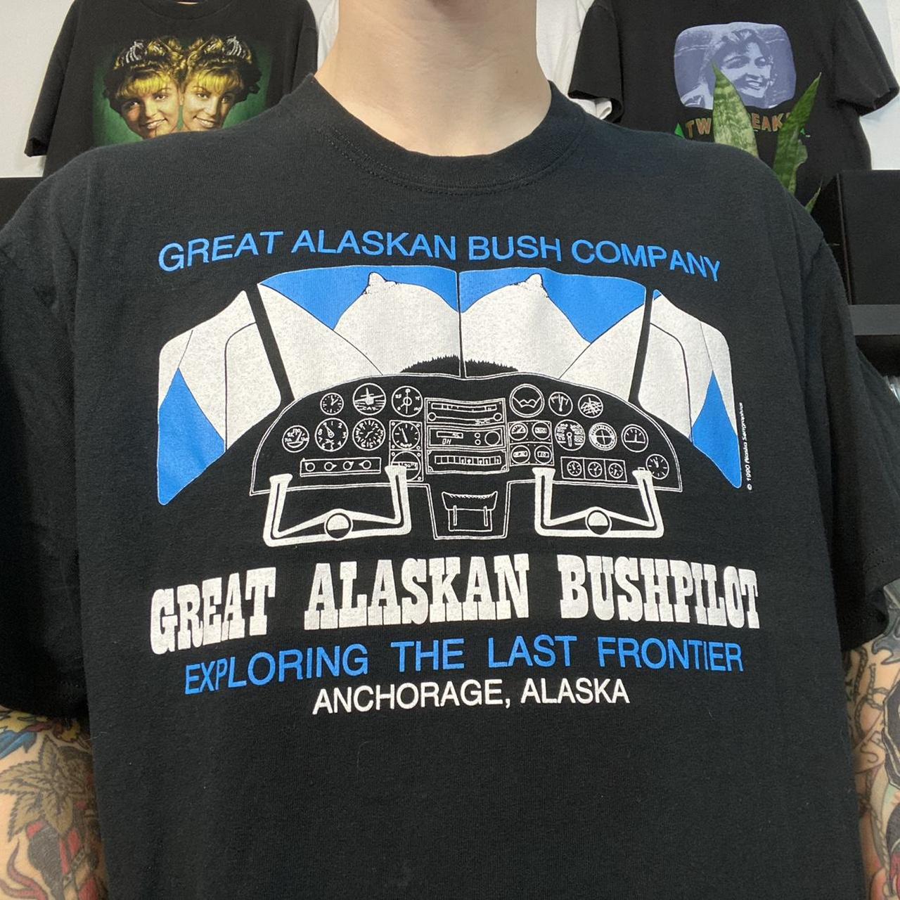 black new age GREAT ALASKAN BUSH PILOT anchorage... Depop