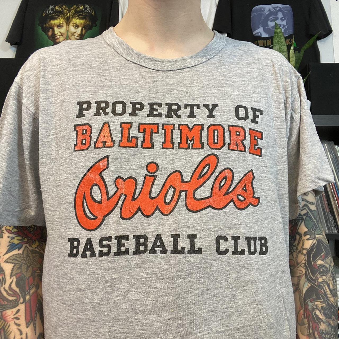 80s Vintage Baltimore Orioles T Shirt / Medium 