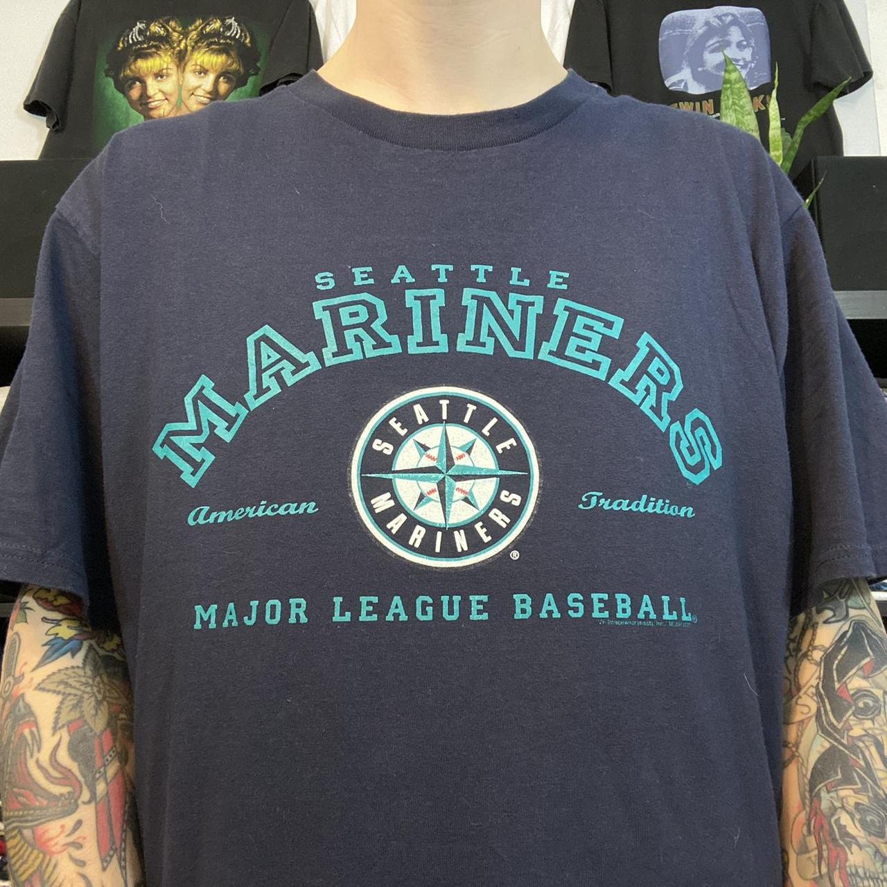 Y2K Seattle Mariners Baseball Jersey About this - Depop