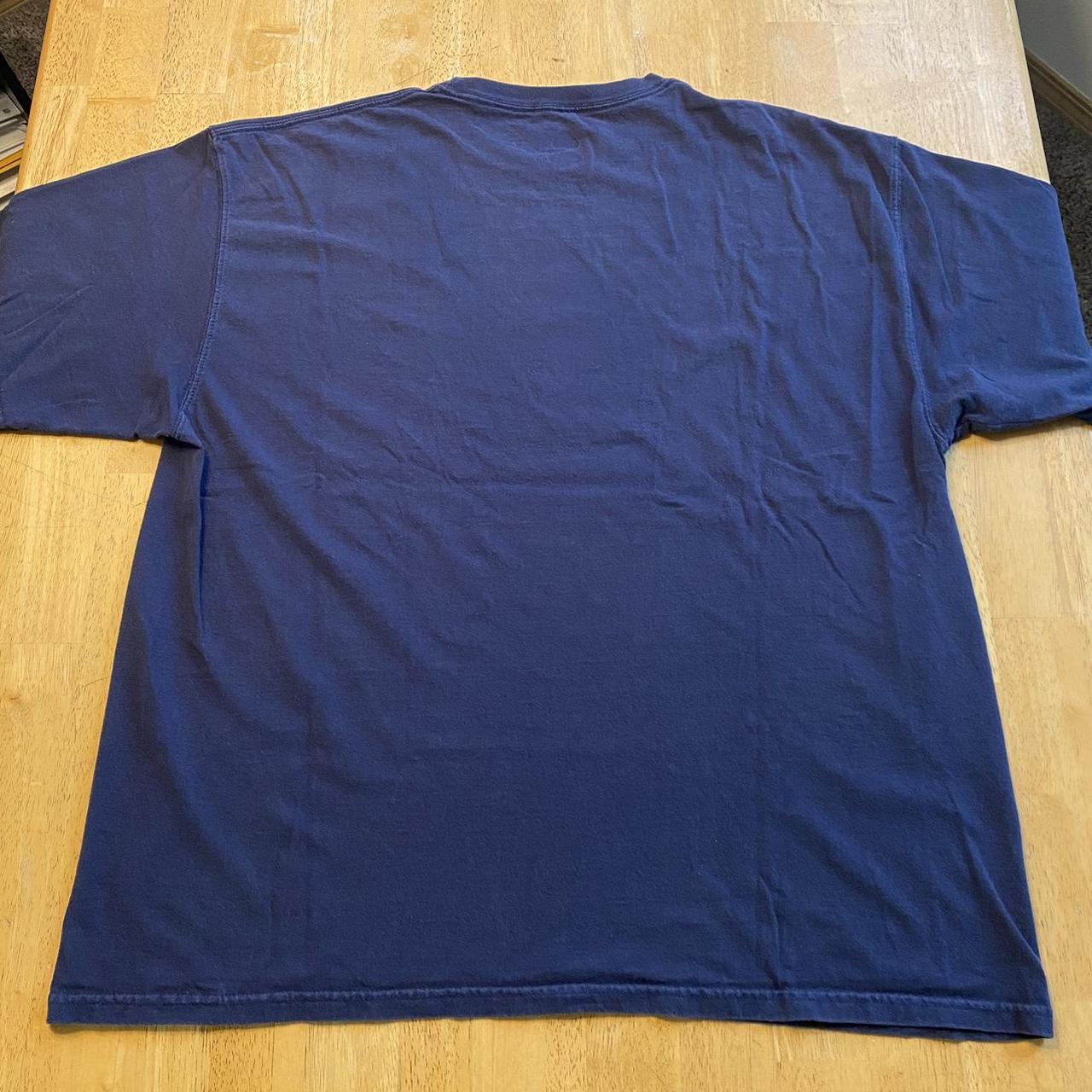 Men's Navy and Blue T-shirt | Depop