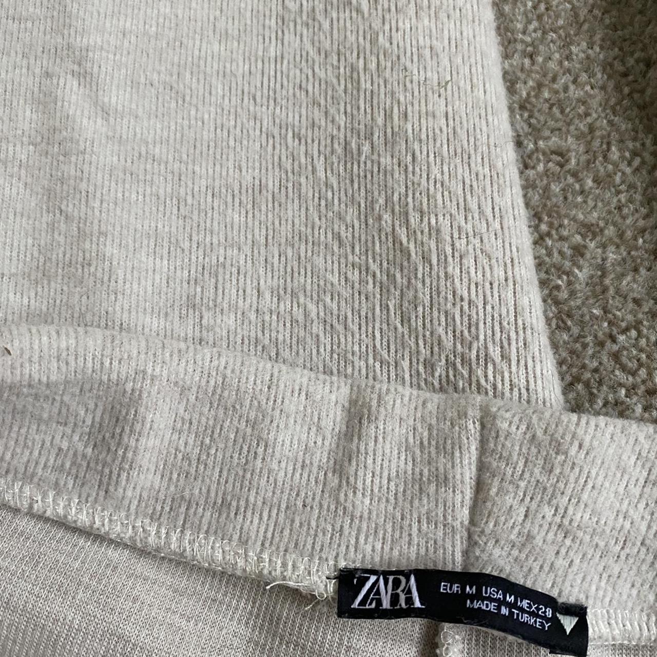 Cream ribbed zara trousers bought on here but don’t... Depop