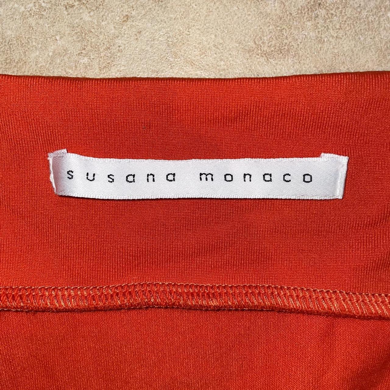 Susana Monaco sexy Orange bodycon dress.... - Depop
