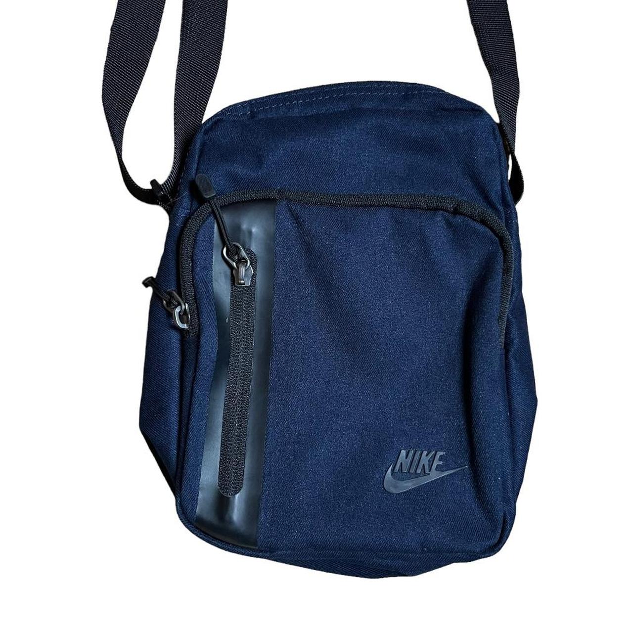 Nike Cross-Body Bag in Navy Blue Perfect... - Depop