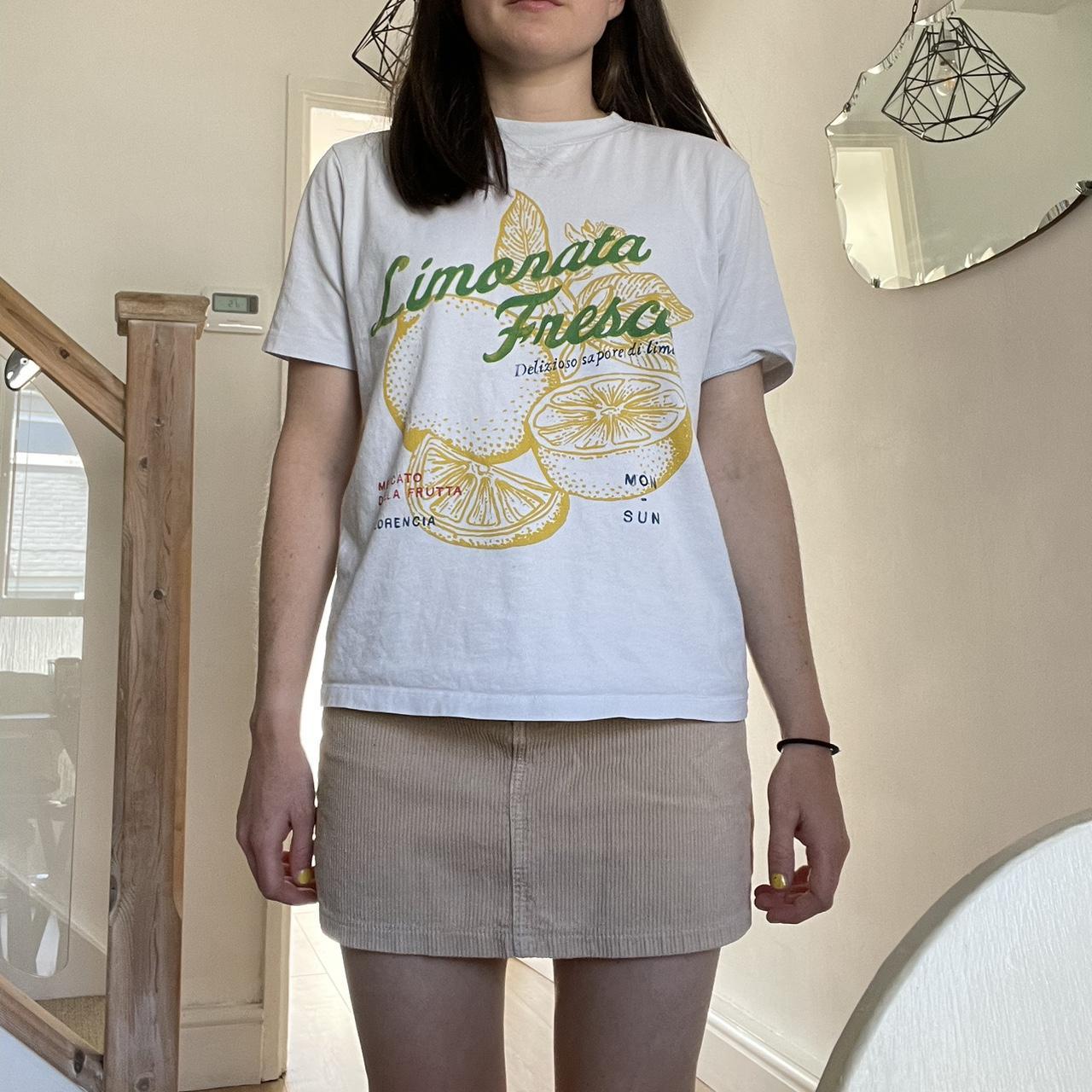 Bershka beige cord skirt Size s Free shipping !! Depop