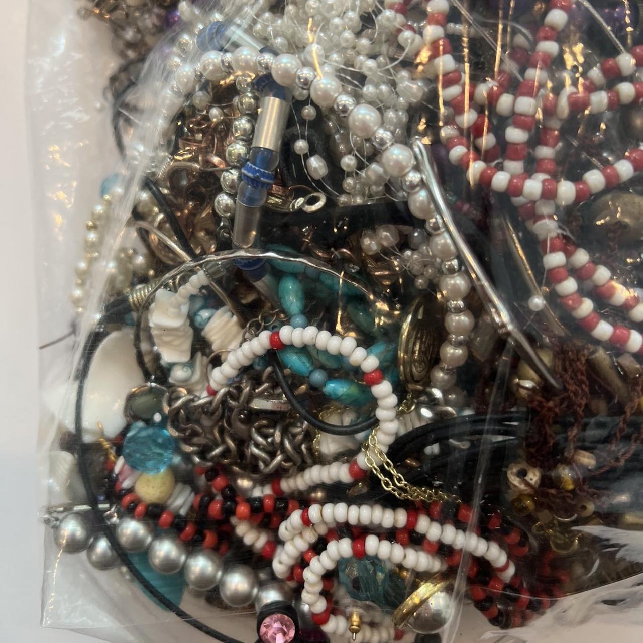 4lb Jewelry Mystery Bag Assorted lot of random... - Depop