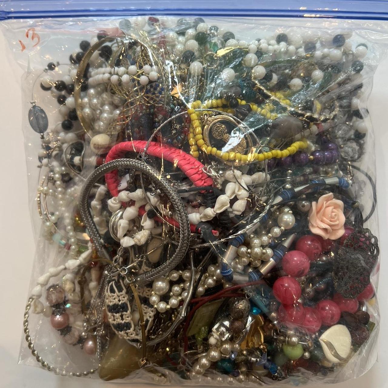 4lb Jewelry Mystery Bag Assorted lot of random... - Depop