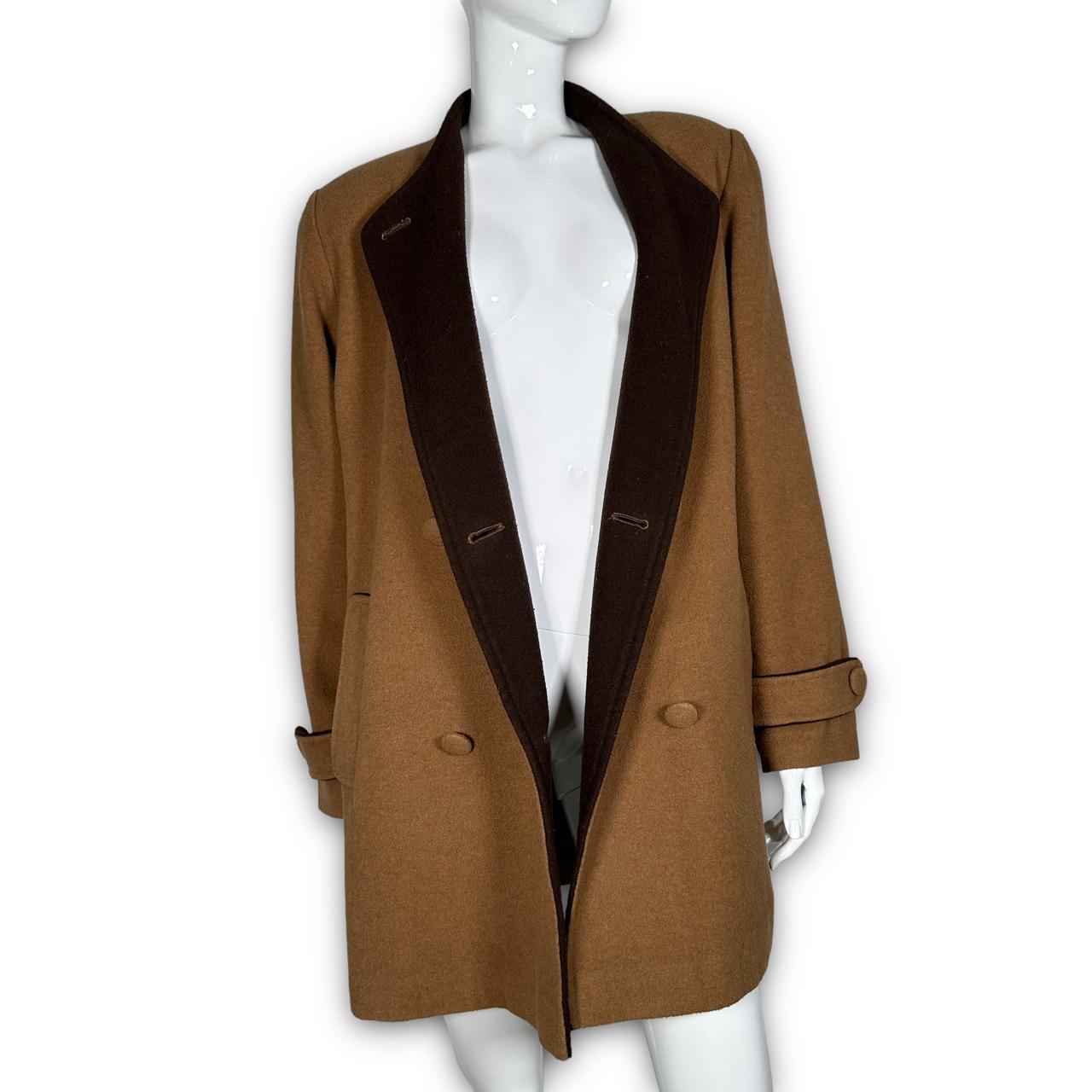 Structured on sale camel coat