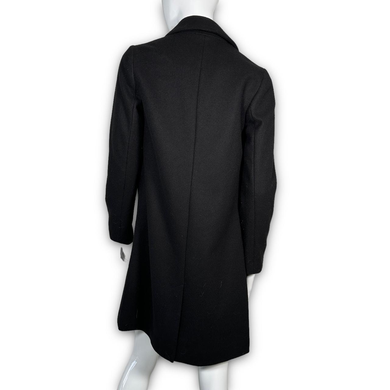 long smart black coat chic, minimal and... Depop