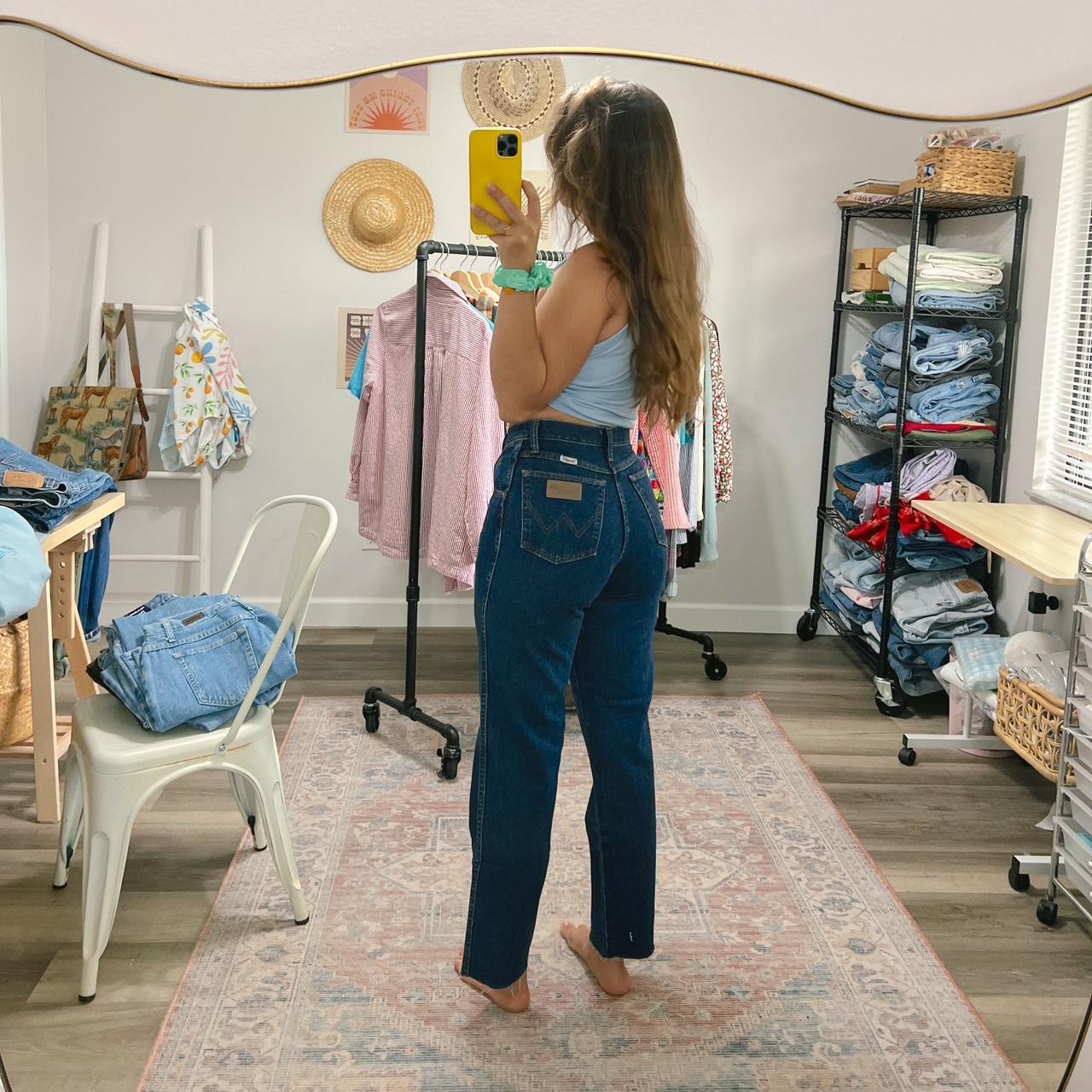 Vintage wrangler jeans dark wash classic