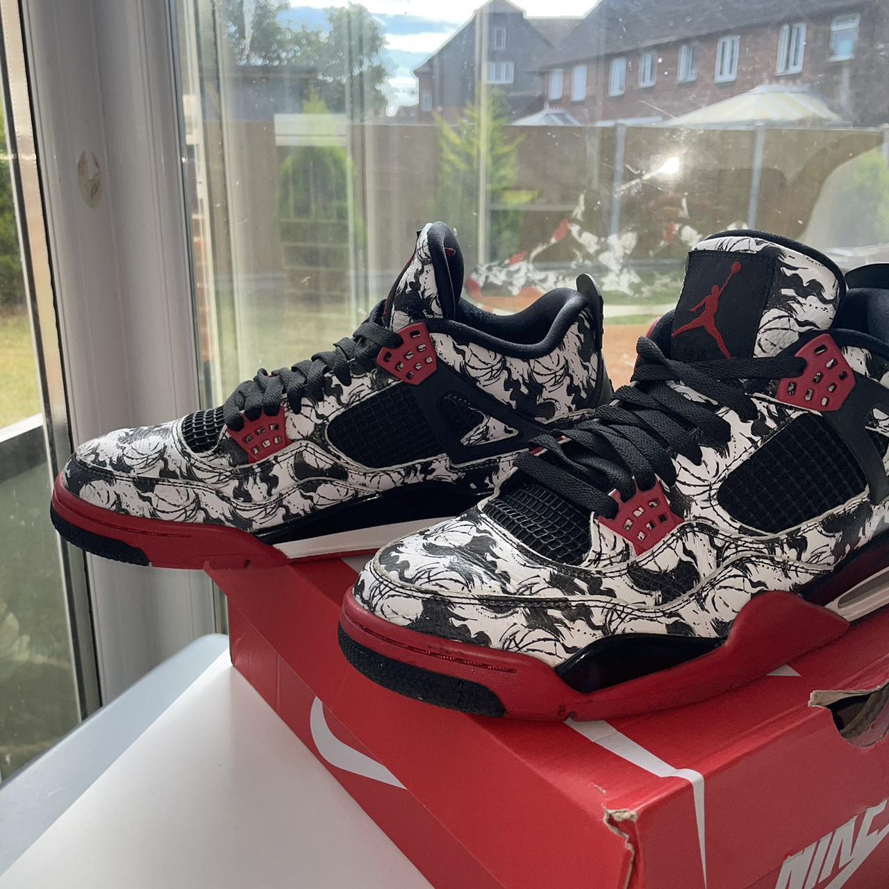 2018 Air Jordan 4 Retro Tattoo Worn 4 times. Depop