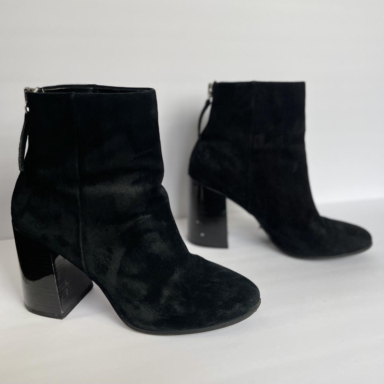 🖤 Aldo Black Biker Suede Zip Up Booties 🖤 These Are Depop 4907