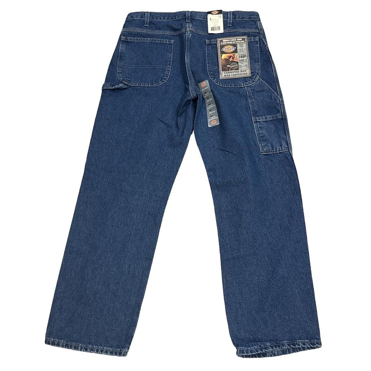 dickies 2007 men's relaxed fit carpenter jeans, dual | Depop