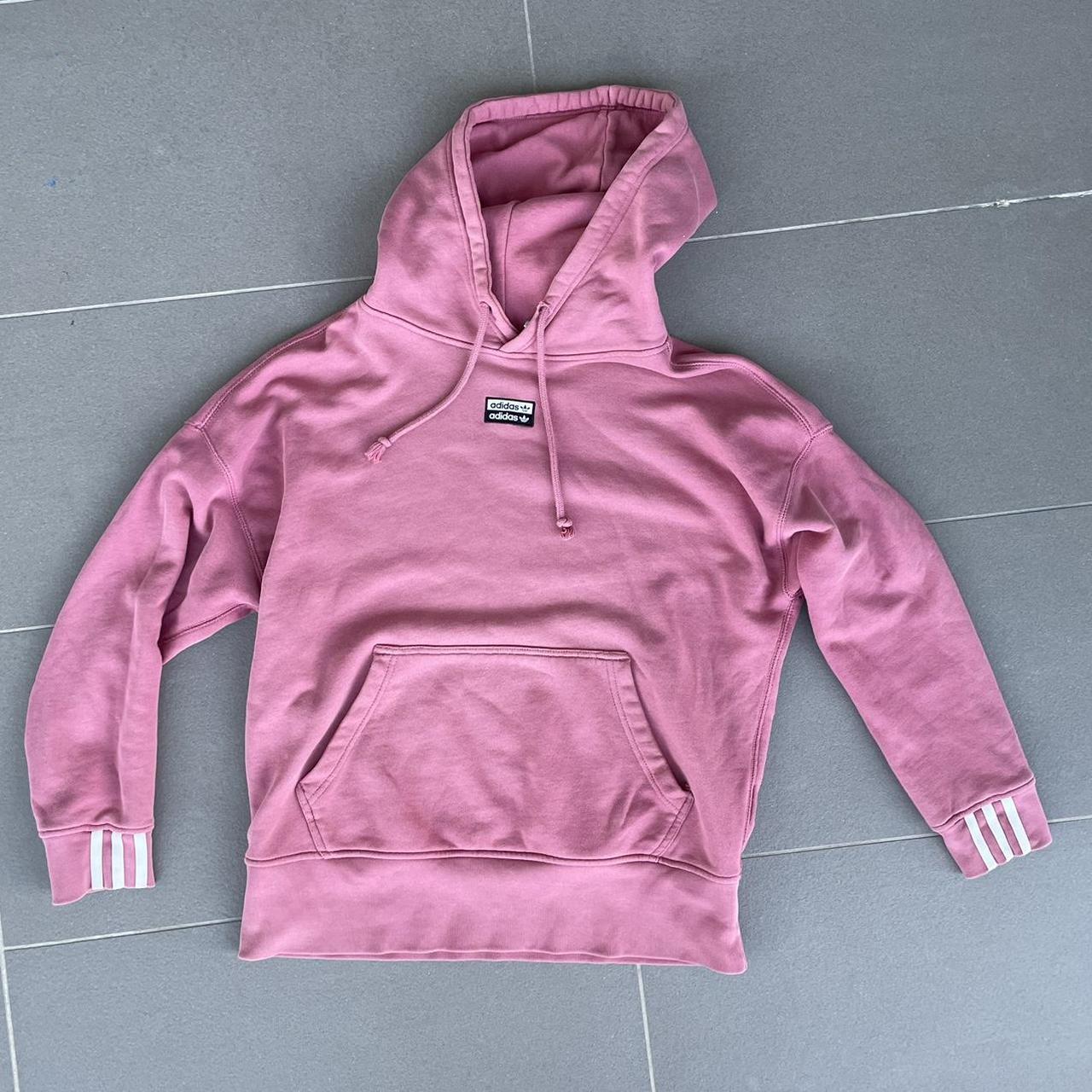 Dusty pink adidas hoodie jumper Such a cute. Depop