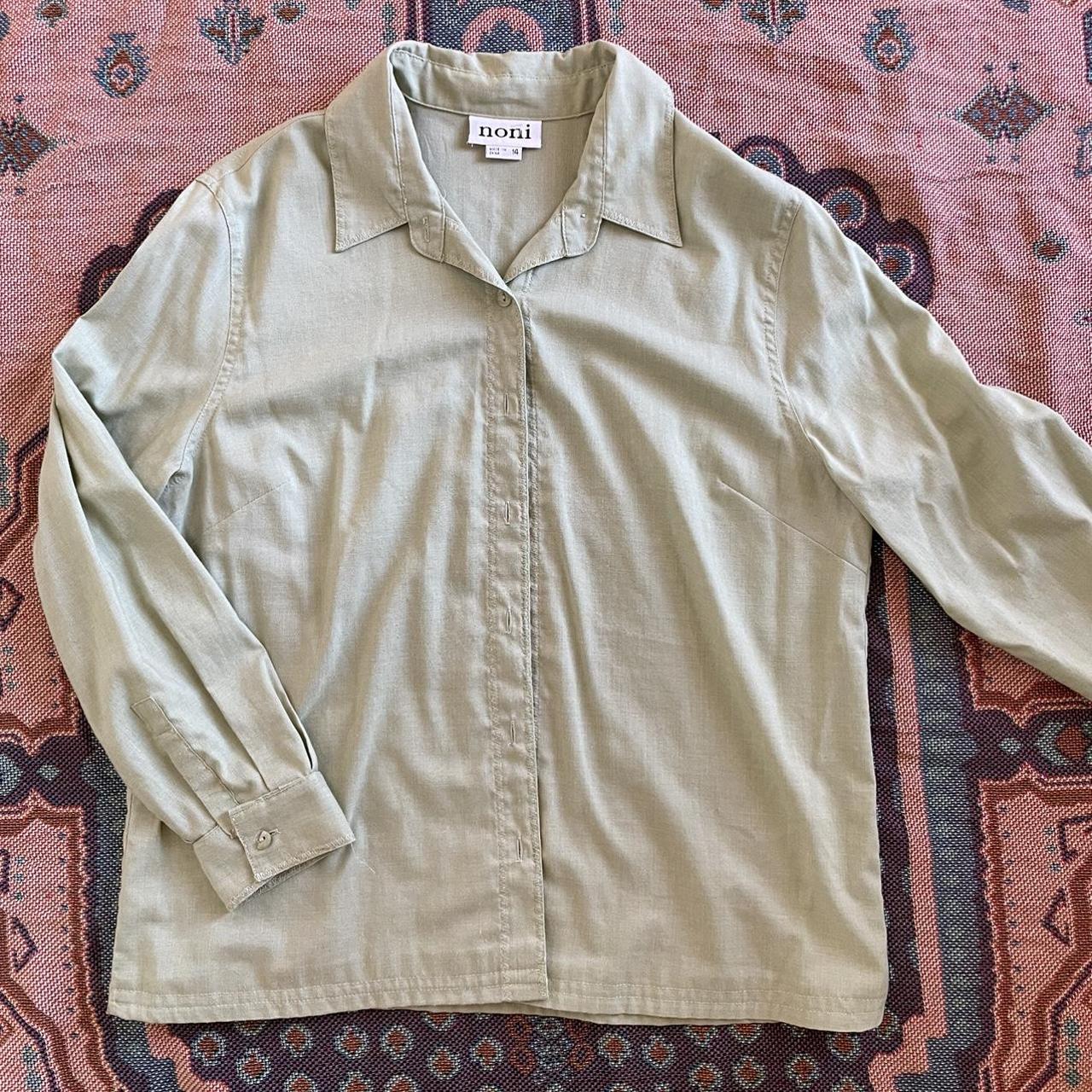 Lightweight shirt Light green in colour Fit up to... - Depop