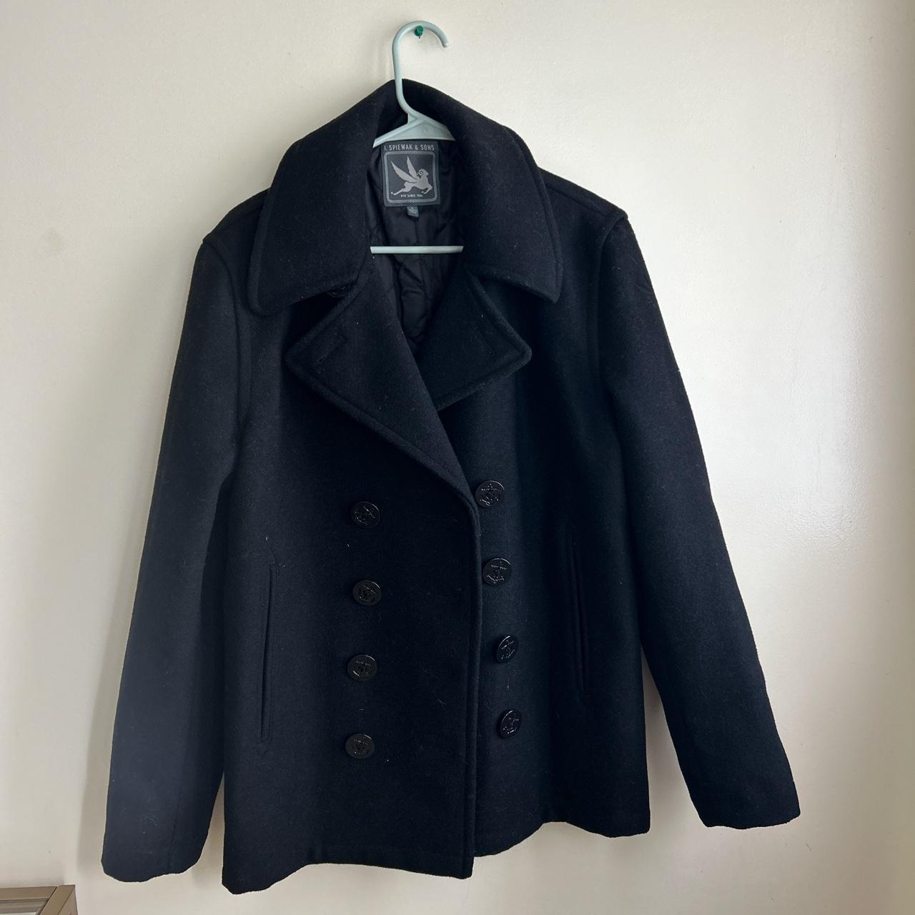 Peacoat 🫛 I. Spiewak & Sons lightly used #peacoat... - Depop