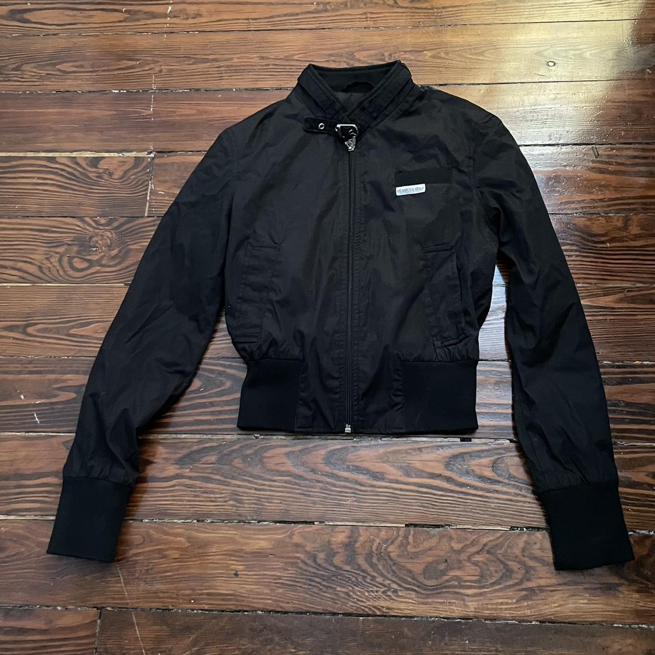 Members Only Women's Black Jacket | Depop
