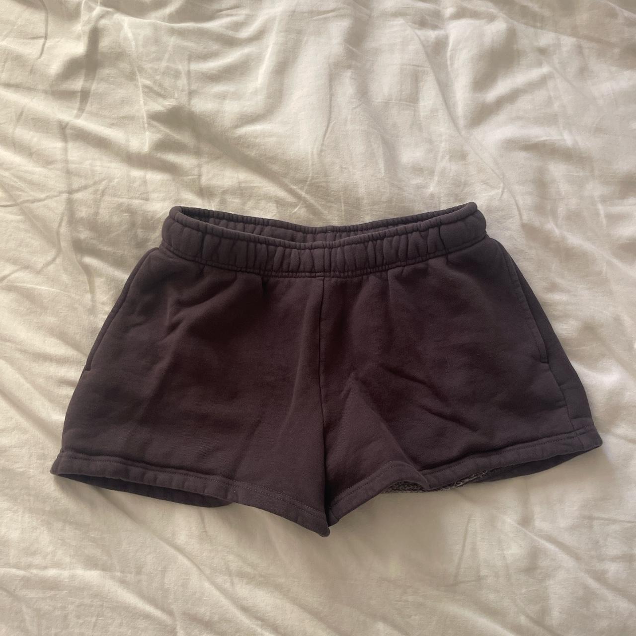 Aritzia TNA CozyAF fleece sweat shorts! - size small - Depop