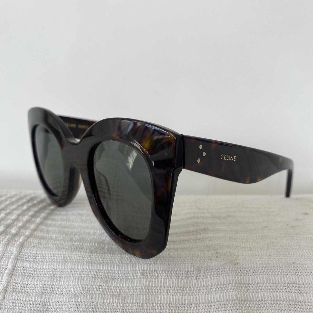 C line CL4005IN sunglasses in dark tortoiseshell Depop