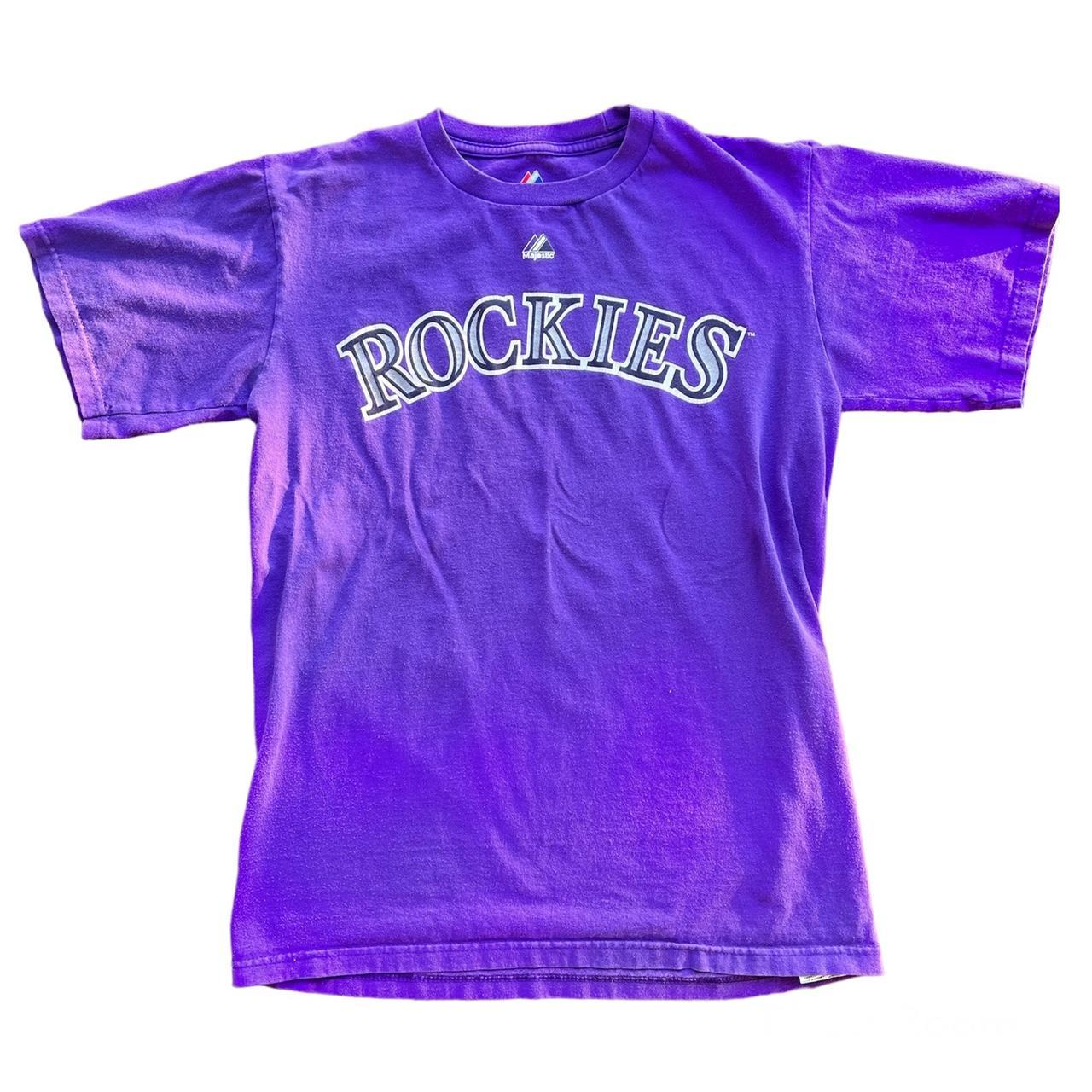purple colorado rockies shirt