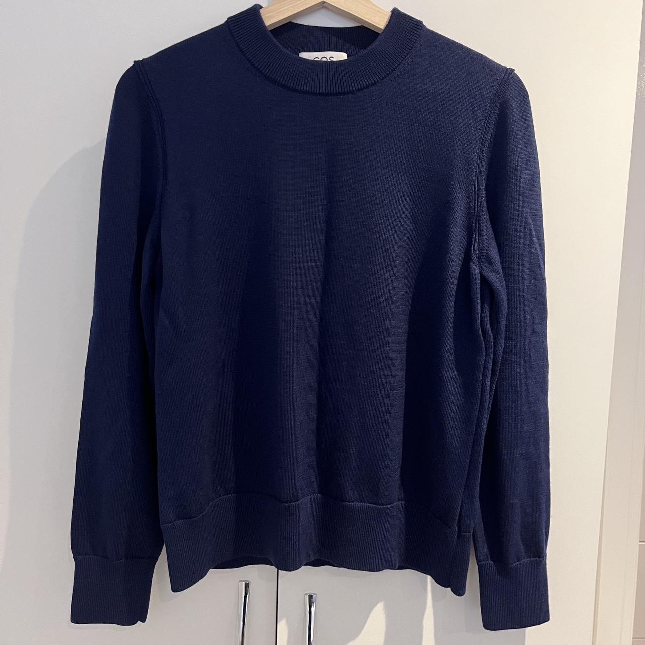 Cos navy outlet jumper