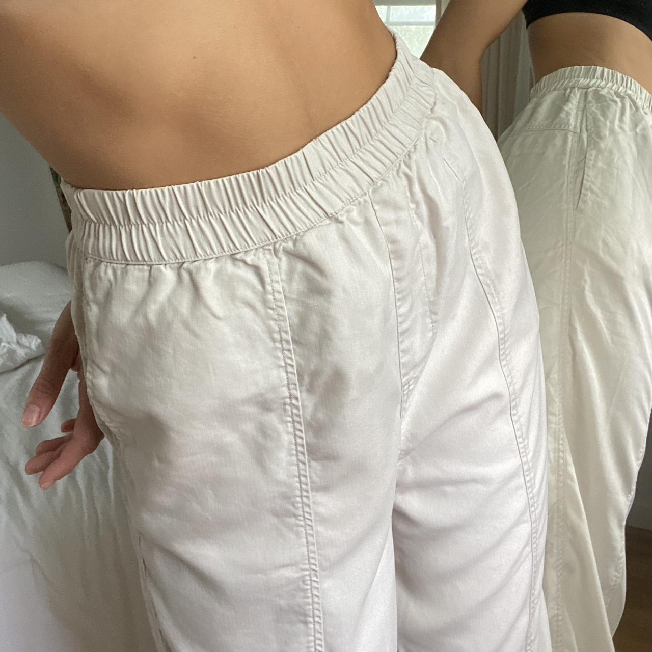 OYSHO cream pant Worn many many times but they’re... - Depop