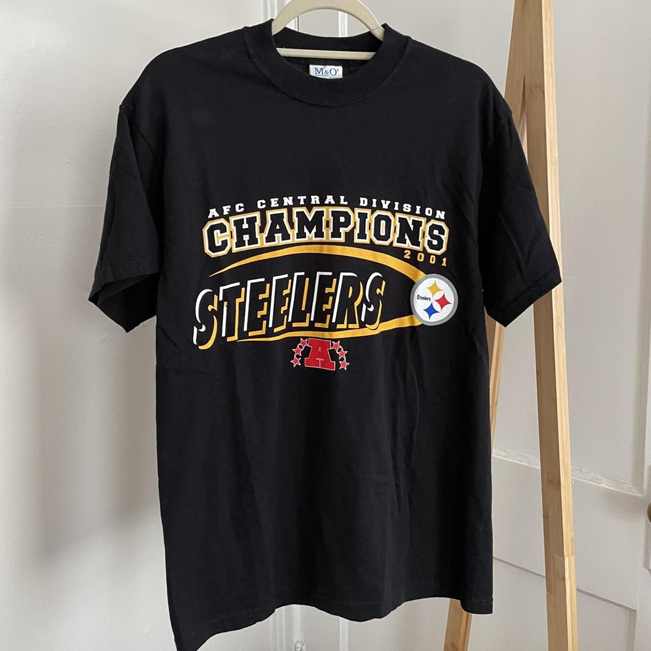 Pittsburgh Steelers 2001 AFC Central Champions Shirt - Depop