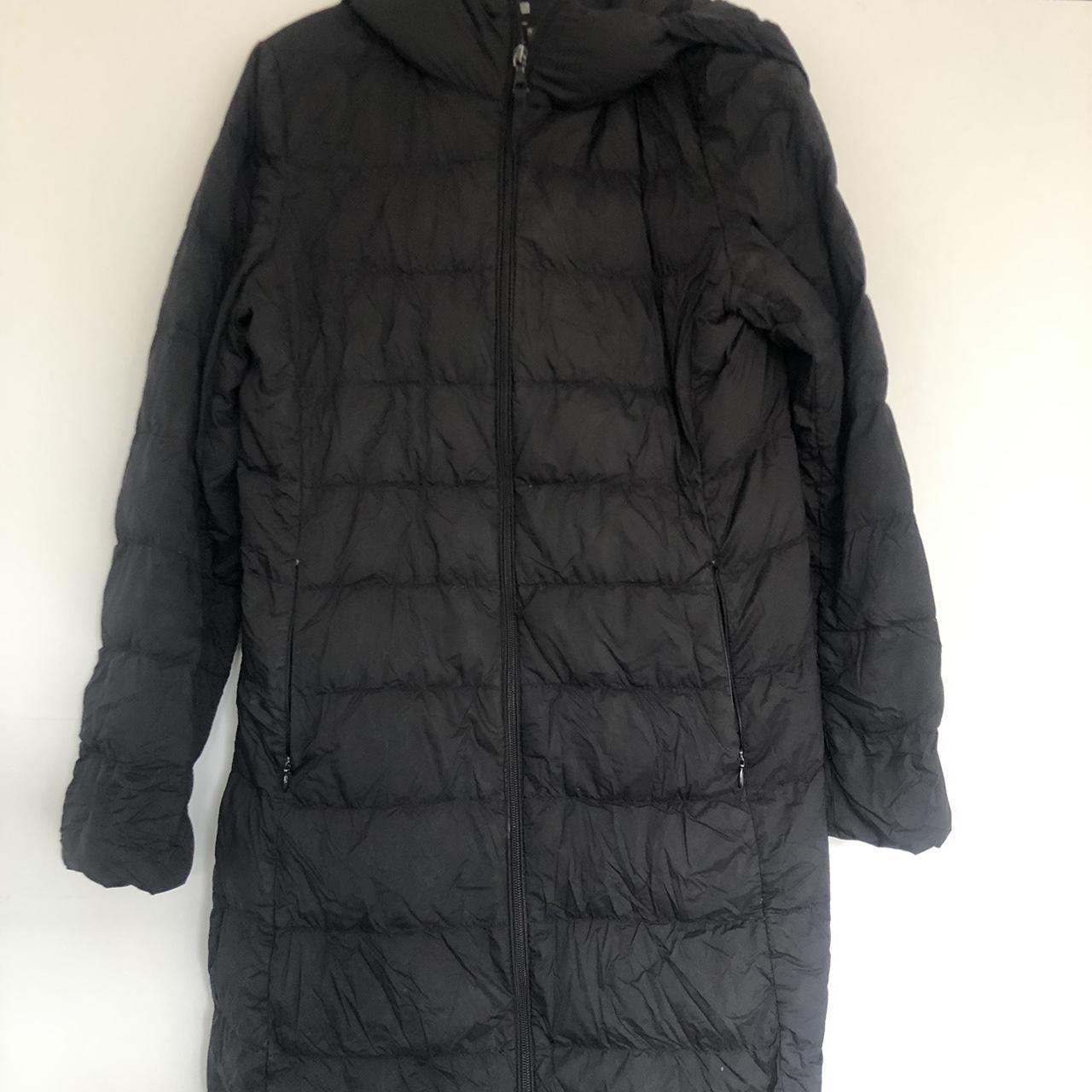 Uniqlo ultra light down coat XS warm predominant... - Depop