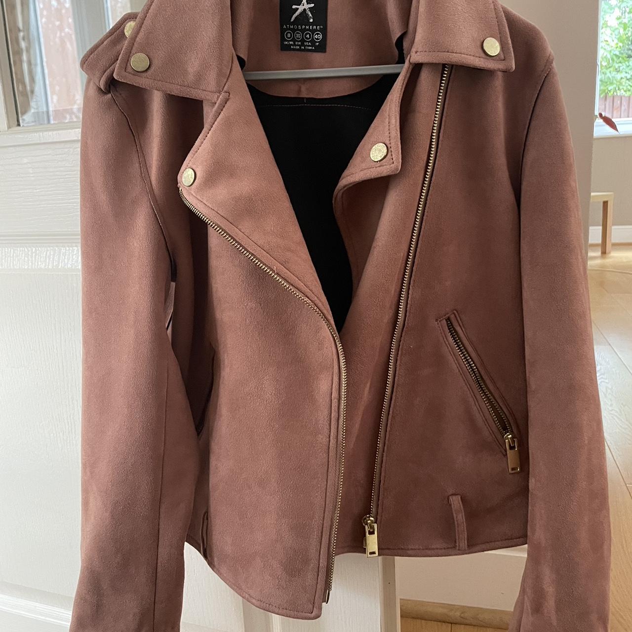 Suede biker jacket on sale primark