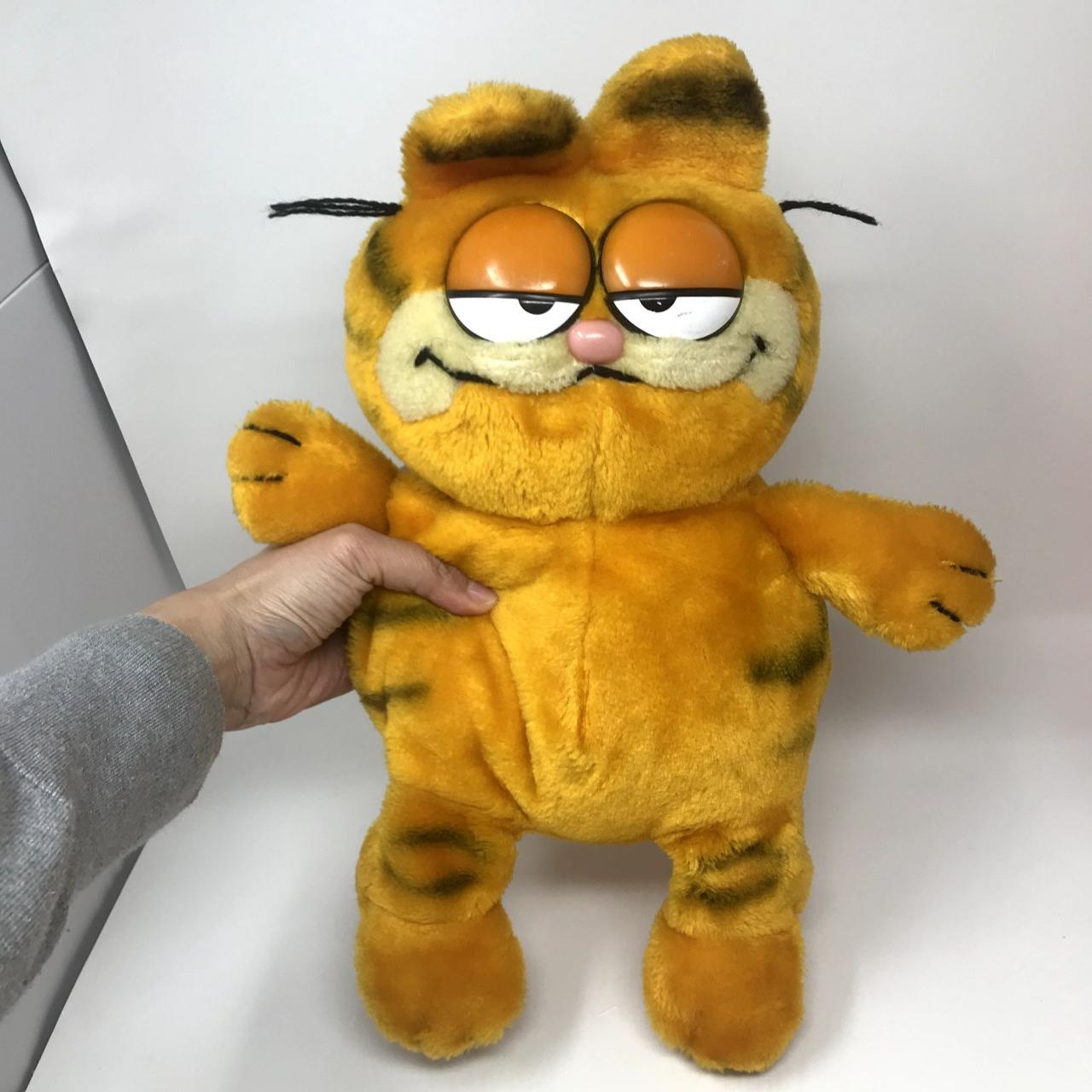 Vintage 1980s 1981 Garfield Cat Plush Stuffed Animal... - Depop