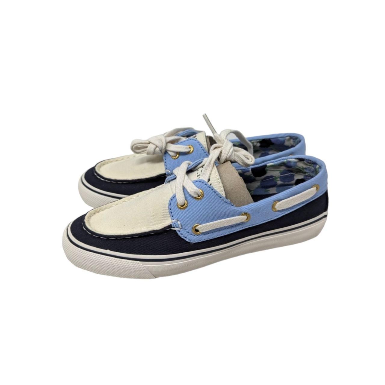 Sperry Top Sider Biscayne Navy Blue White Tritone