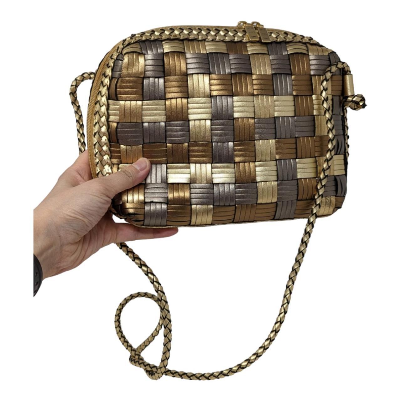 Cem woven leather purse online