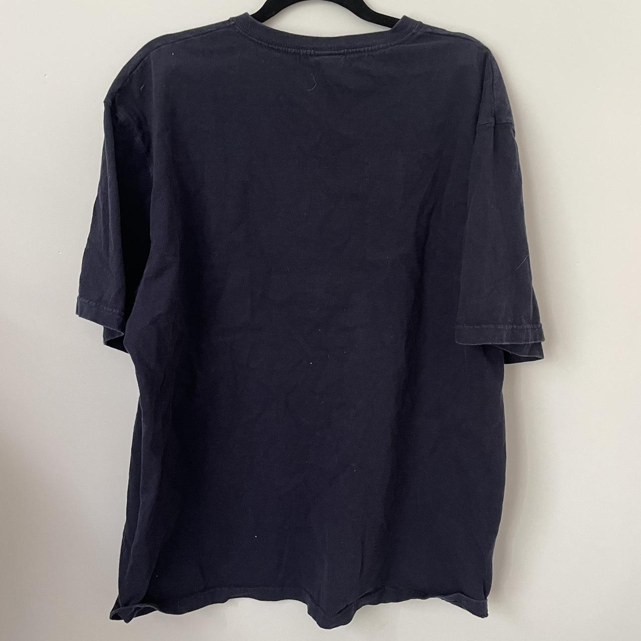 Sean John Men's Navy and Yellow T-shirt | Depop