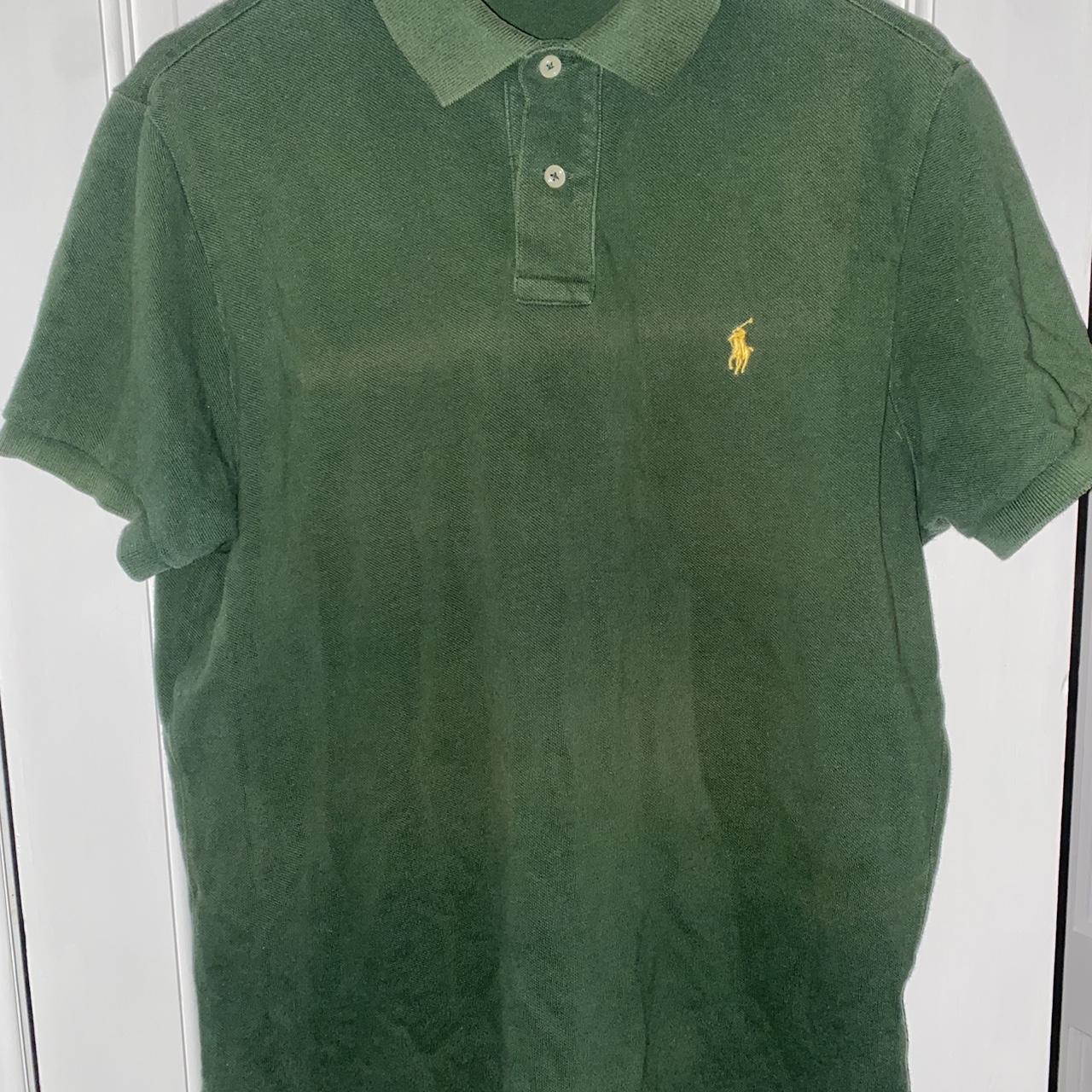 Polo Ralph Lauren Men's Green Poloshirts Depop