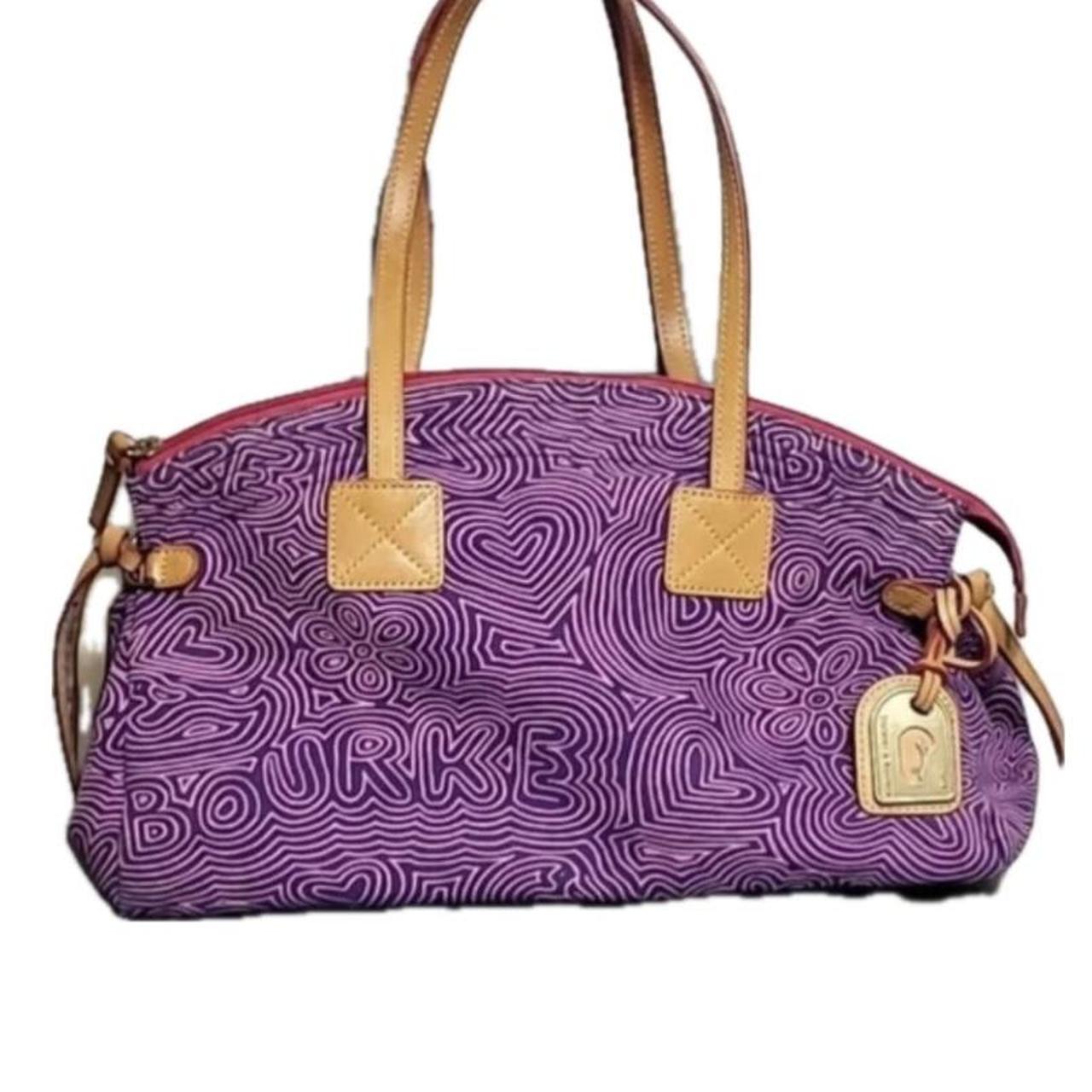 Dooney & Bourke 1975 Pink good & Purple Graffiti Bag