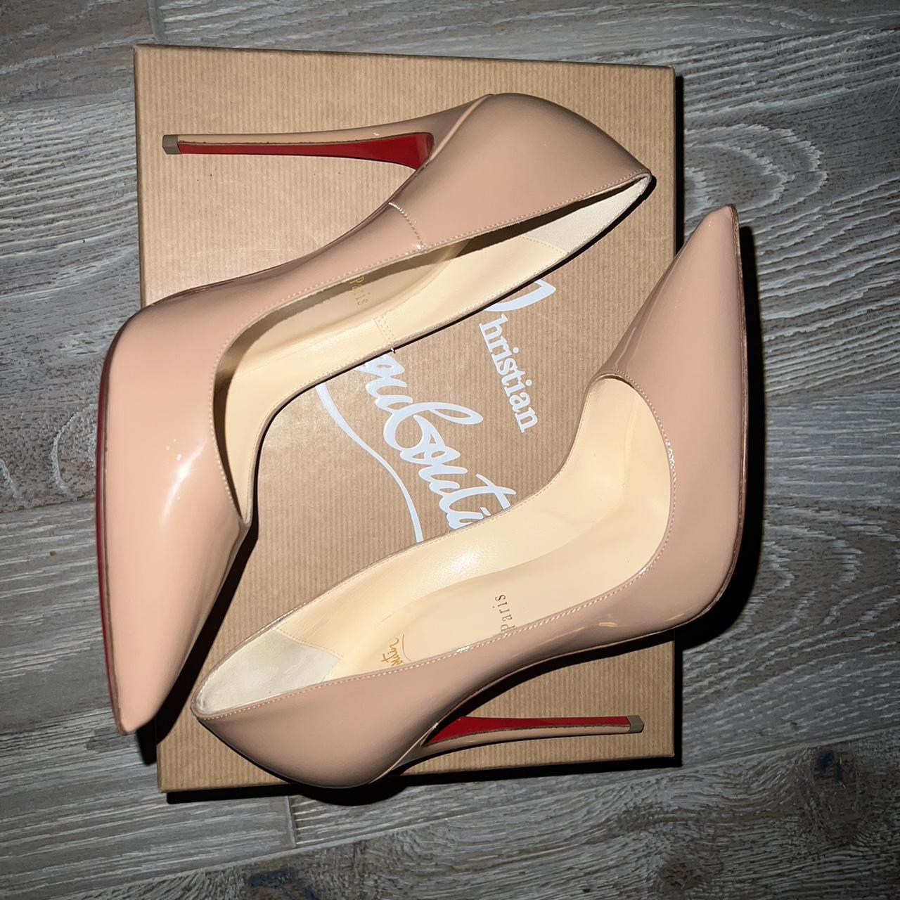 Christian Louboutin Heels in Nude Brand new Depop