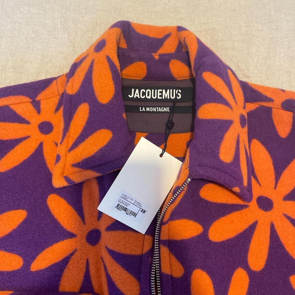 JACQUEMUS Floral Print Shirt Jacket Brand new with... - Depop