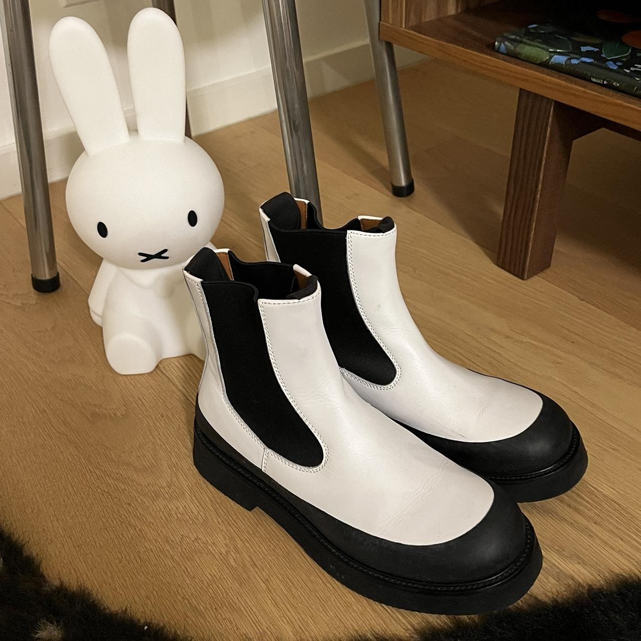 White celine outlet boots