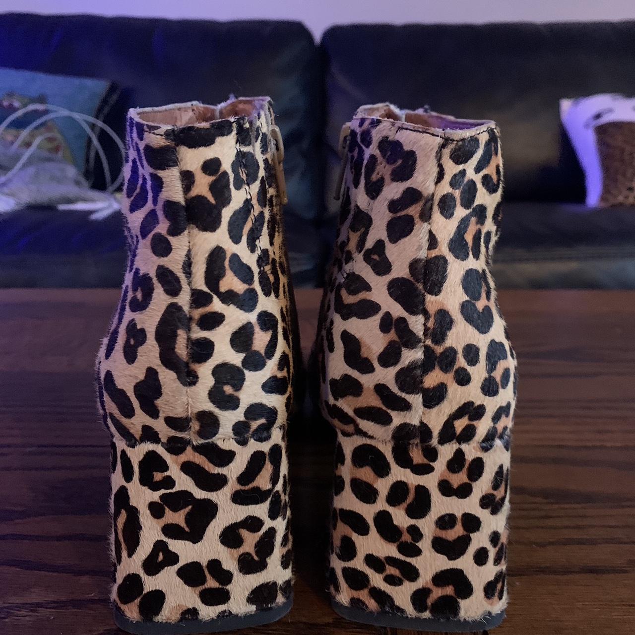 Jeffrey campbell sale leopard booties